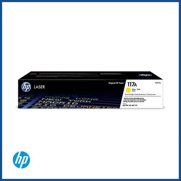 HP 117A Yellow Toner Cartridge (W2072A) 